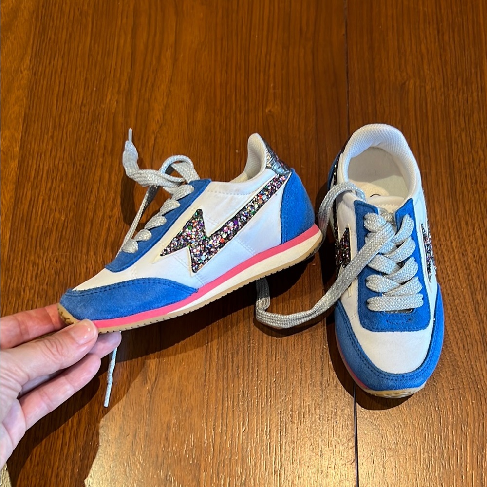 Little Marc Jacobs- Kids Blue and White Sneakers